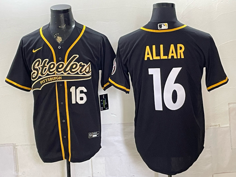 2026 Men Pittsburgh Steelers #16 Allar Black Limited Nike NFL Jersey 0823002->pittsburgh steelers->NFL Jersey